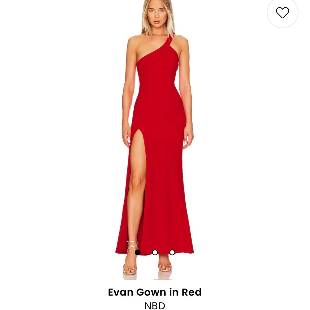 Revolve NBD Evan Prom Dress Red xxs